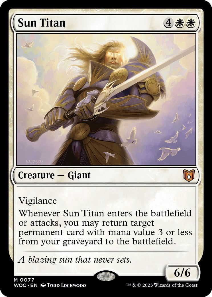 Sun Titan [Wilds of Eldraine Commander] | Galaxy Games LLC