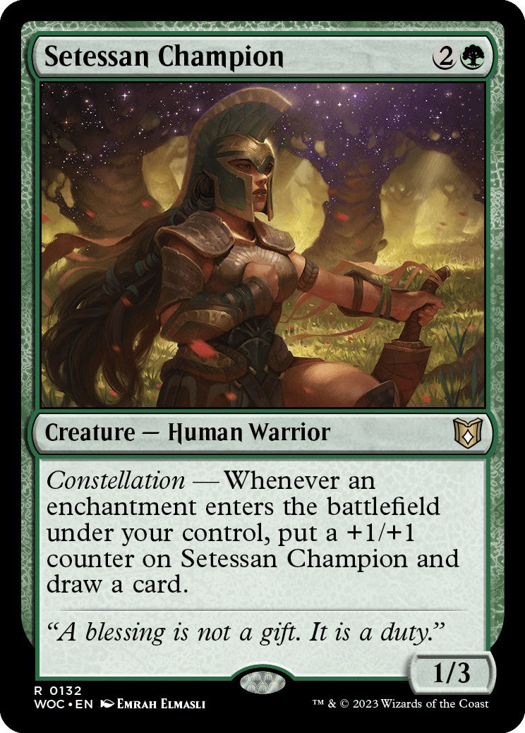 Setessan Champion [Wilds of Eldraine Commander] | Galaxy Games LLC