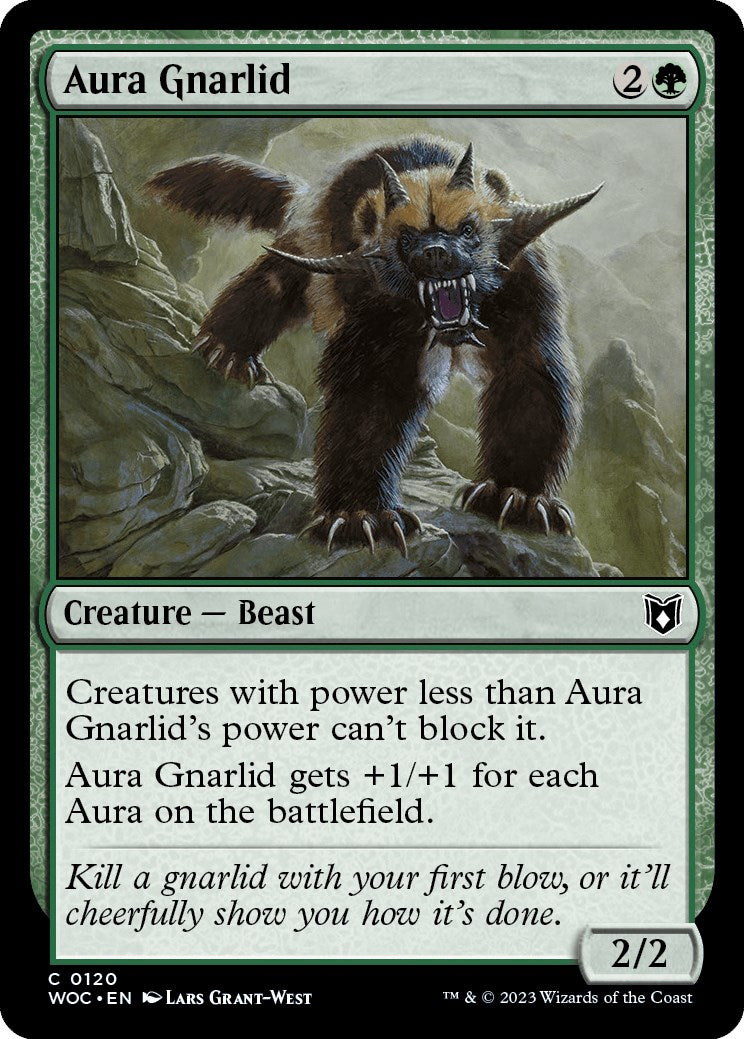 Aura Gnarlid [Wilds of Eldraine Commander] | Galaxy Games LLC