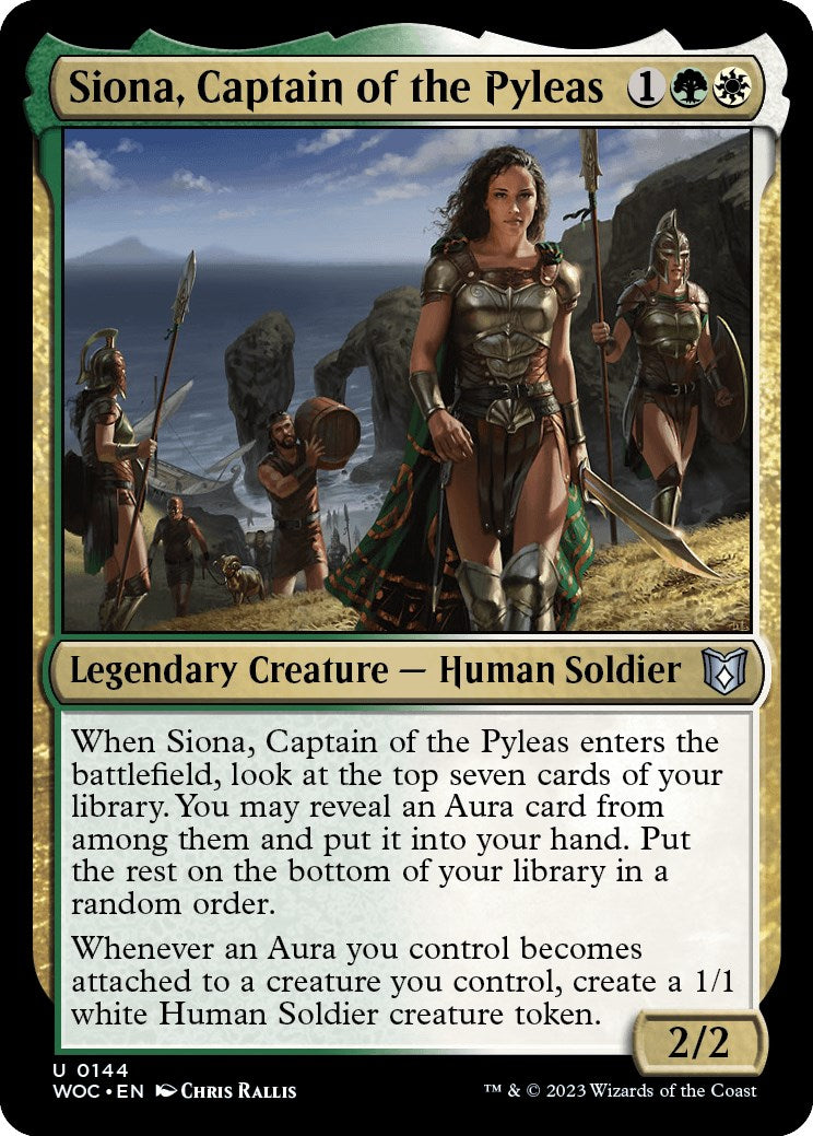 Siona, Captain of the Pyleas [Wilds of Eldraine Commander] | Galaxy Games LLC