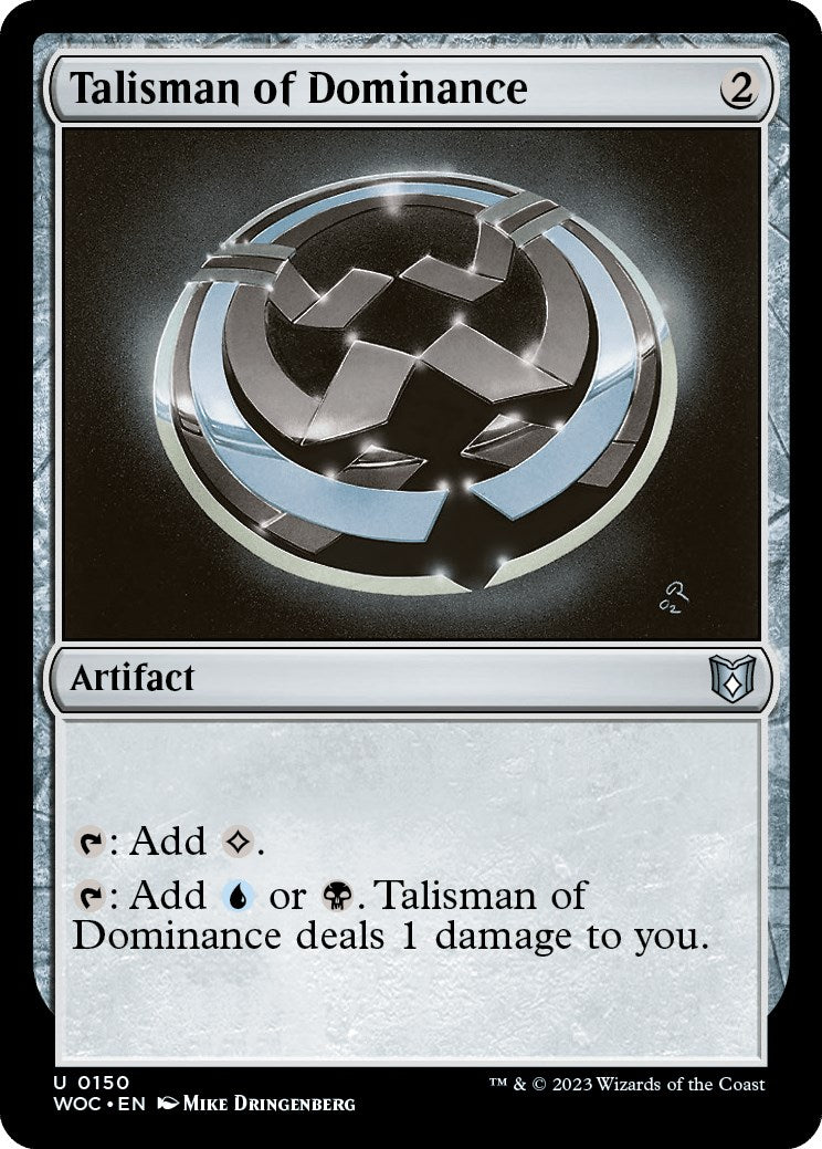 Talisman of Dominance [Wilds of Eldraine Commander] | Galaxy Games LLC