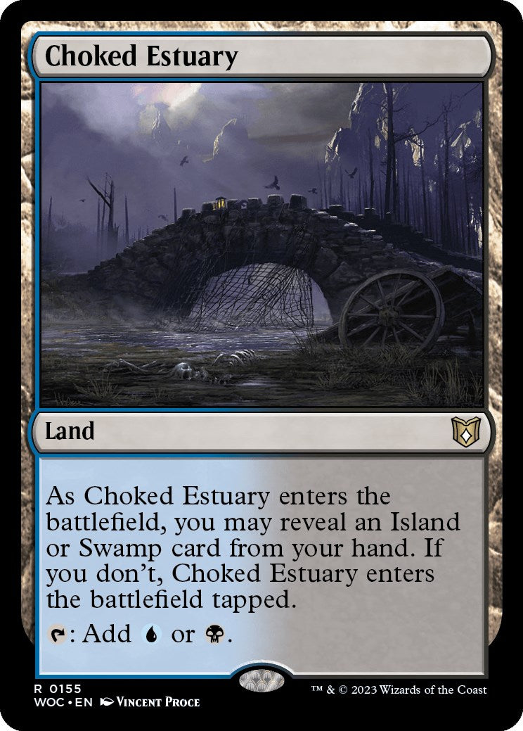 Choked Estuary [Wilds of Eldraine Commander] | Galaxy Games LLC