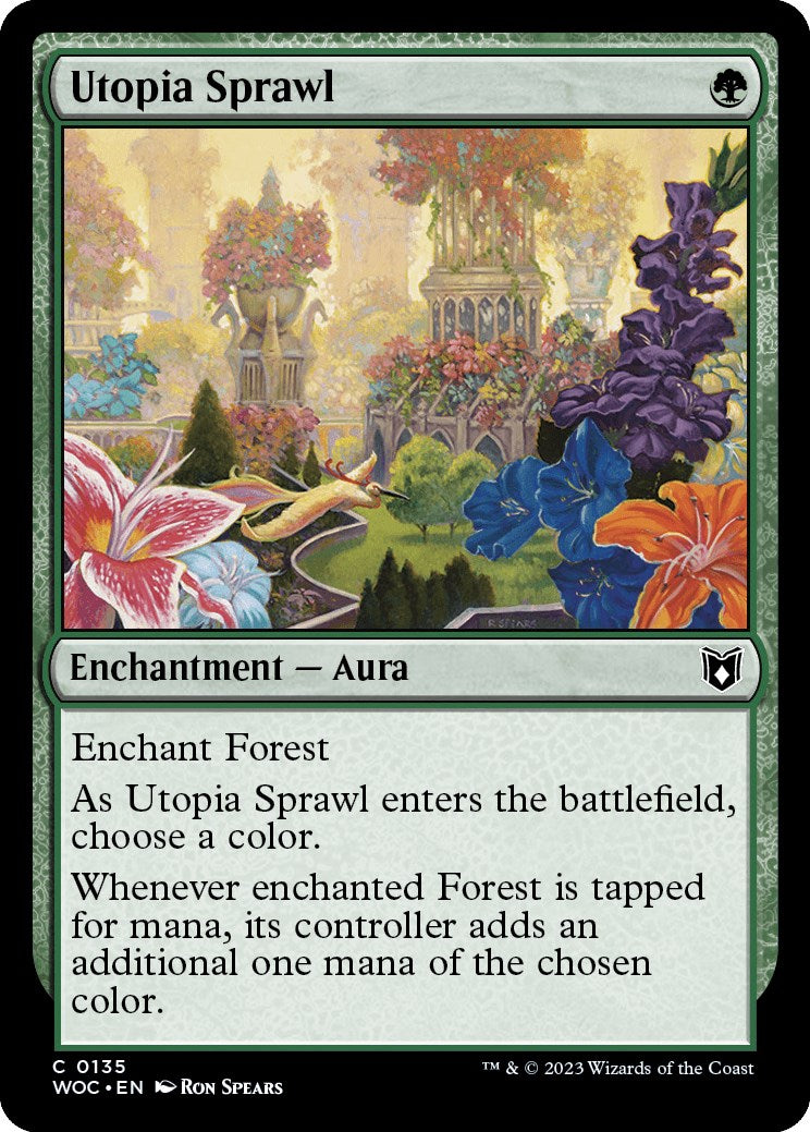 Utopia Sprawl [Wilds of Eldraine Commander] | Galaxy Games LLC