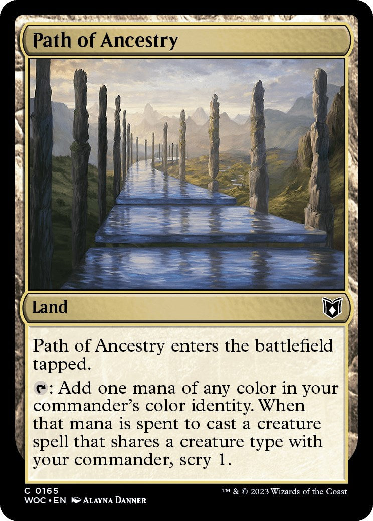 Path of Ancestry [Wilds of Eldraine Commander] | Galaxy Games LLC