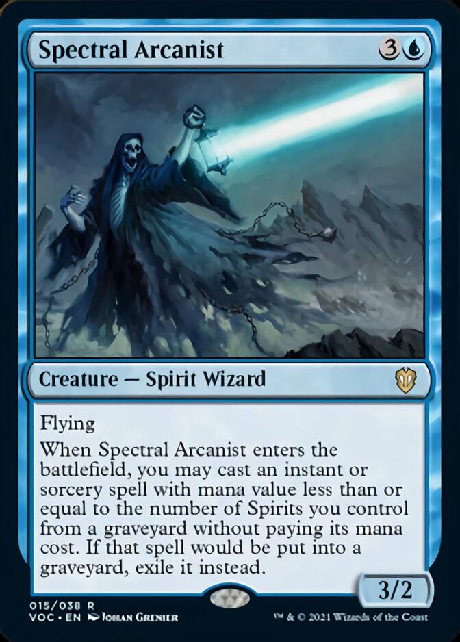 Spectral Arcanist [Innistrad: Crimson Vow Commander] | Galaxy Games LLC