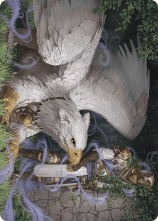 Dutiful Griffin Art Card [Wilds of Eldraine Art Series] | Galaxy Games LLC