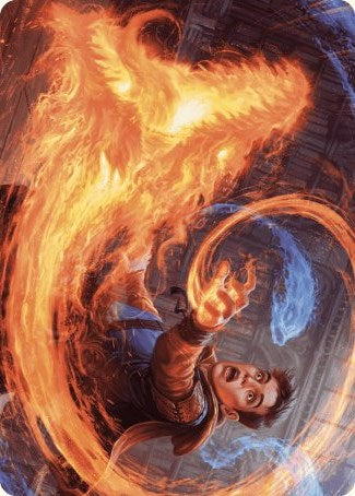 Frantic Firebolt Art Card [Wilds of Eldraine Art Series] | Galaxy Games LLC