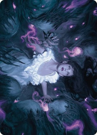 Neva, Stalked by Nightmares Art Card [Wilds of Eldraine Art Series] | Galaxy Games LLC