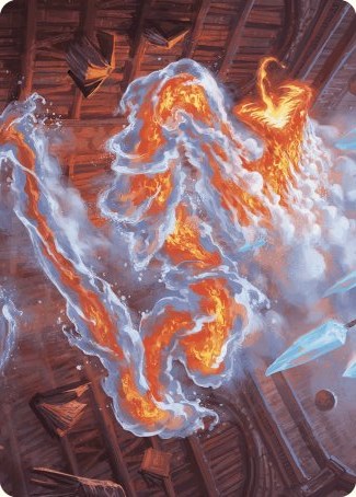 Scalding Viper Art Card [Wilds of Eldraine Art Series] | Galaxy Games LLC