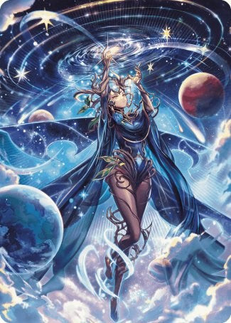 Omniscience Anime Art Card [Wilds of Eldraine Art Series] | Galaxy Games LLC