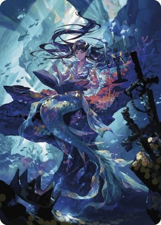 Rhystic Study Art Card [Wilds of Eldraine Art Series] | Galaxy Games LLC