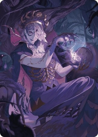 Necropotence Art Card [Wilds of Eldraine Art Series] | Galaxy Games LLC