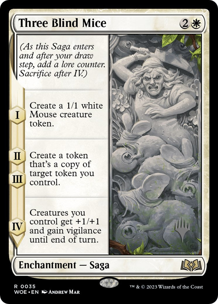 Three Blind Mice (Promo Pack) [Wilds of Eldraine Promos] | Galaxy Games LLC