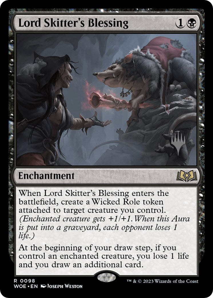 Lord Skitter's Blessing (Promo Pack) [Wilds of Eldraine Promos] | Galaxy Games LLC