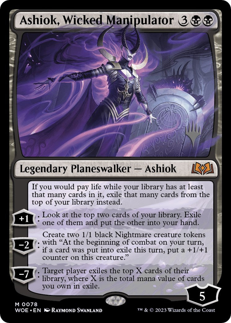 Ashiok, Wicked Manipulator (Promo Pack) [Wilds of Eldraine Promos] | Galaxy Games LLC