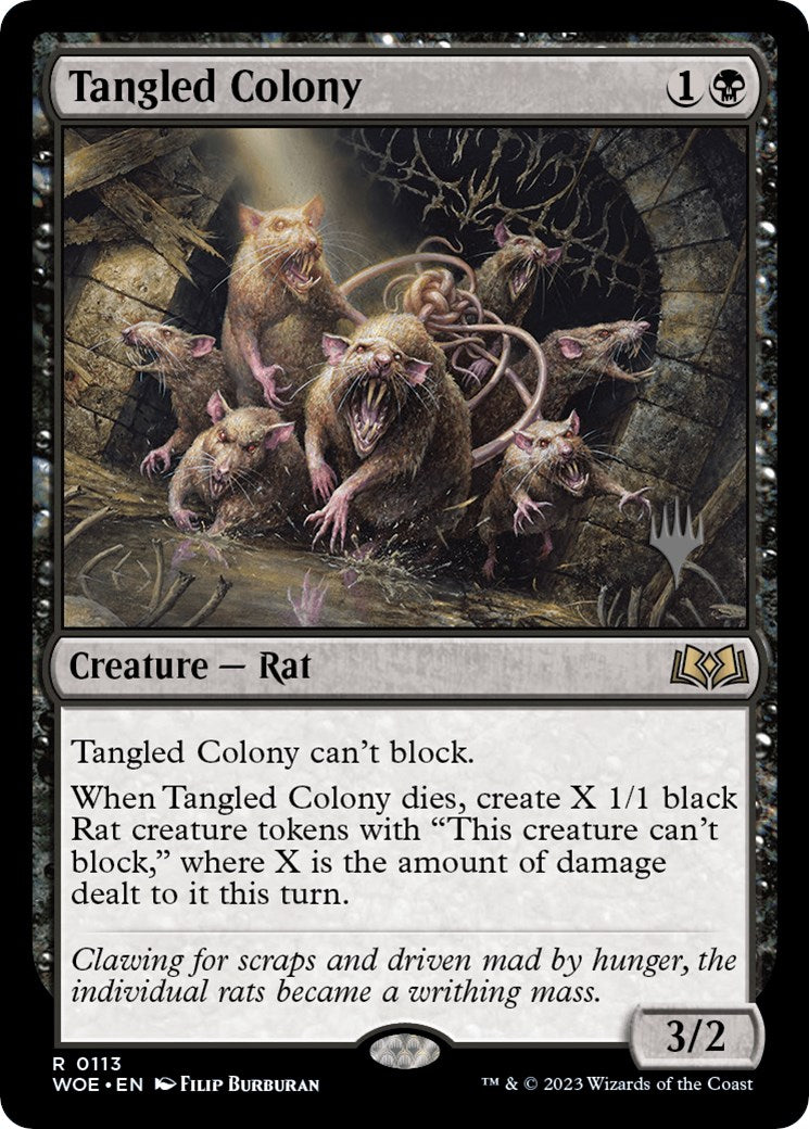 Tangled Colony (Promo Pack) [Wilds of Eldraine Promos] | Galaxy Games LLC