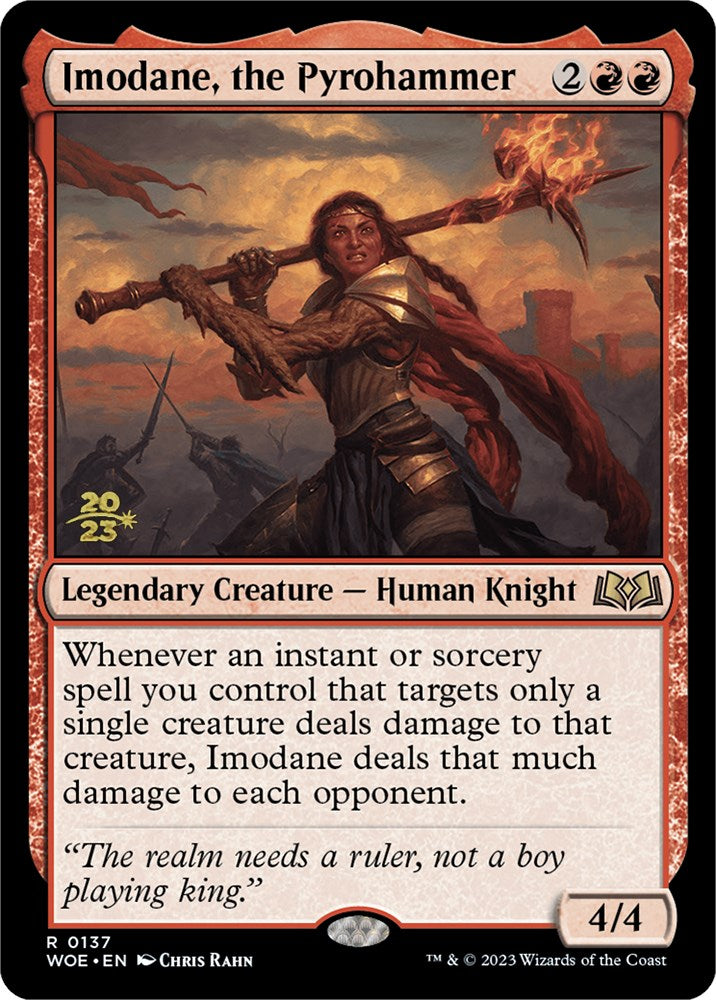 Imodane, the Pyrohammer [Wilds of Eldraine Prerelease Promos] | Galaxy Games LLC