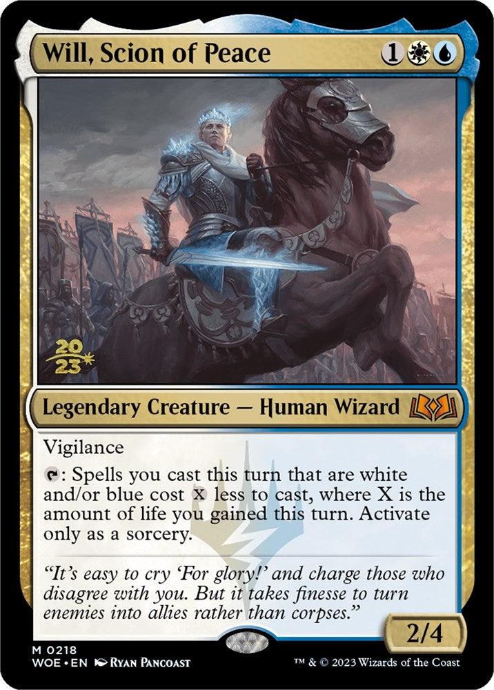 Will, Scion of Peace [Wilds of Eldraine Prerelease Promos] | Galaxy Games LLC