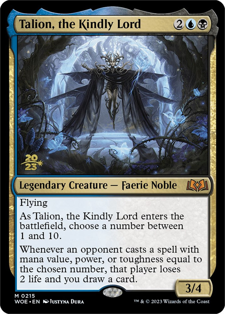 Talion, the Kindly Lord [Wilds of Eldraine Prerelease Promos] | Galaxy Games LLC
