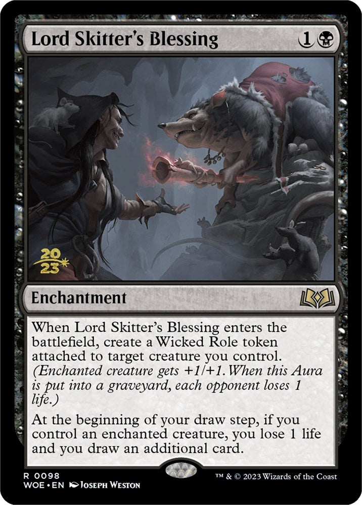 Lord Skitter's Blessing [Wilds of Eldraine Prerelease Promos] | Galaxy Games LLC