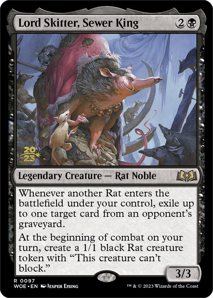 Lord Skitter, Sewer King [Wilds of Eldraine Prerelease Promos] | Galaxy Games LLC