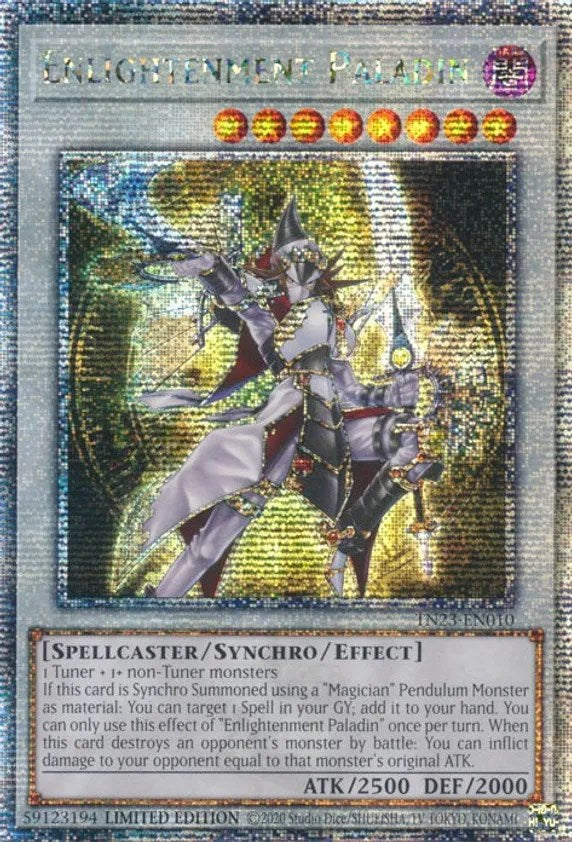 Enlightenment Paladin [TN23-EN010] Quarter Century Secret Rare | Galaxy Games LLC