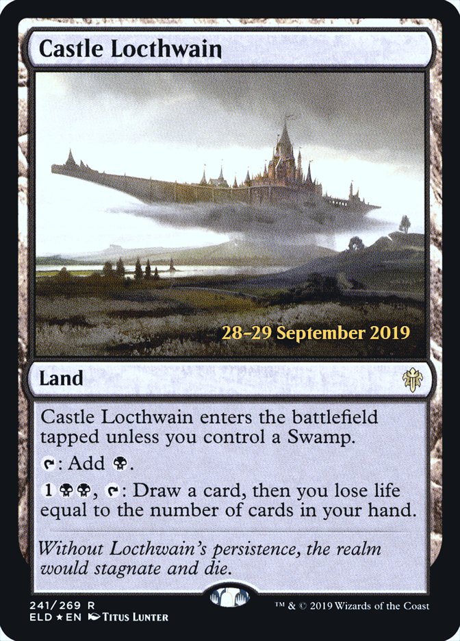 Castle Locthwain [Throne of Eldraine Prerelease Promos] | Galaxy Games LLC