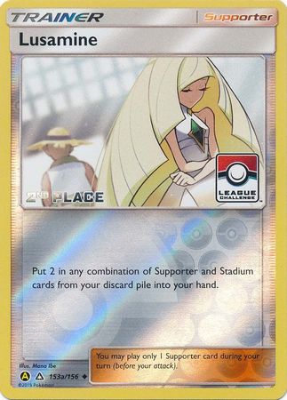 Lusamine (153a/156) (League Challenge Alt Art 2nd Place) [Sun & Moon: Ultra Prism] | Galaxy Games LLC