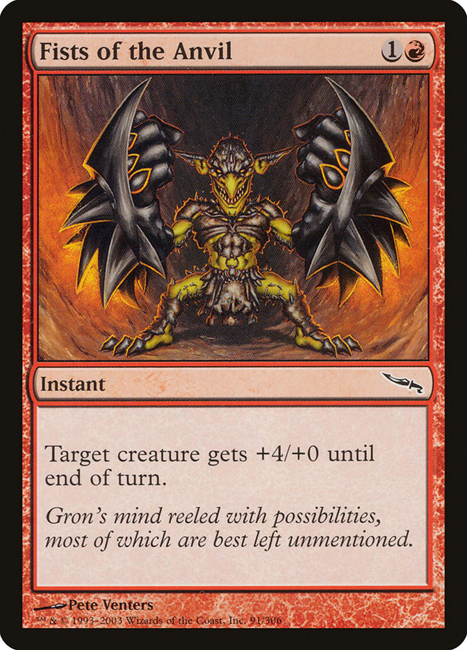 Fists of the Anvil [Mirrodin] | Galaxy Games LLC