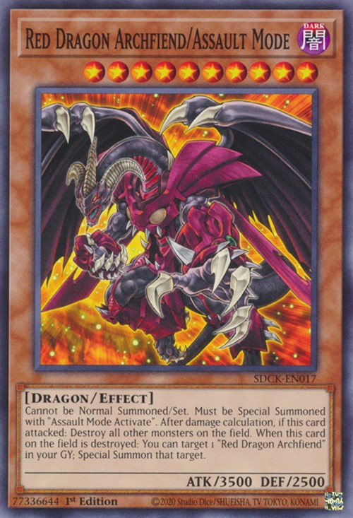 Red Dragon Archfiend/Assault Mode [SDCK-EN017] Common | Galaxy Games LLC