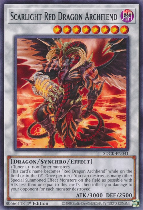 Scarlight Red Dragon Archfiend [SDCK-EN041] Common | Galaxy Games LLC