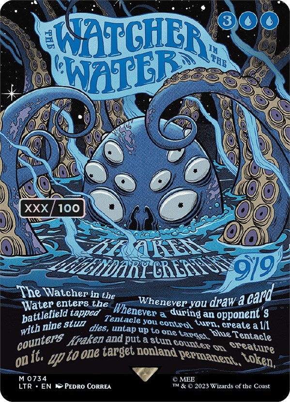 The Watcher in the Water (Borderless Poster) (Serialized) [The Lord of the Rings: Tales of Middle-Earth] | Galaxy Games LLC