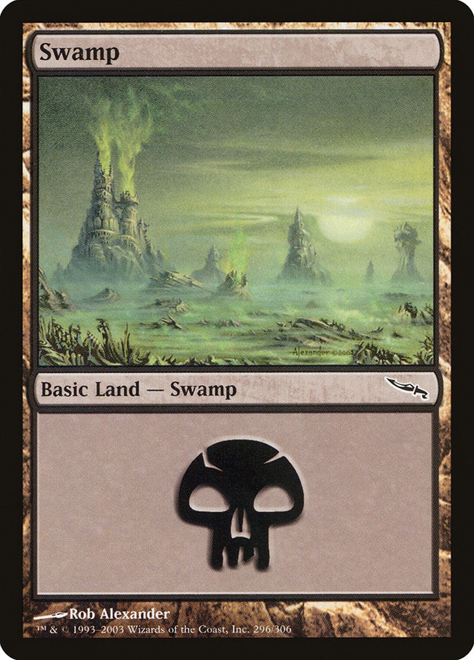 Swamp (296) [Mirrodin] | Galaxy Games LLC