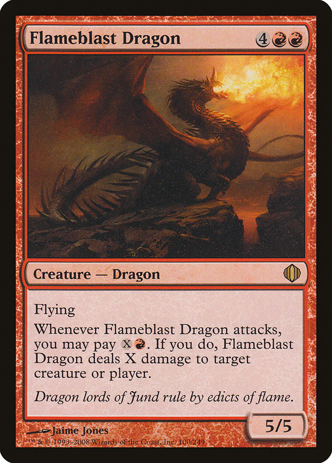 Flameblast Dragon [Shards of Alara] | Galaxy Games LLC