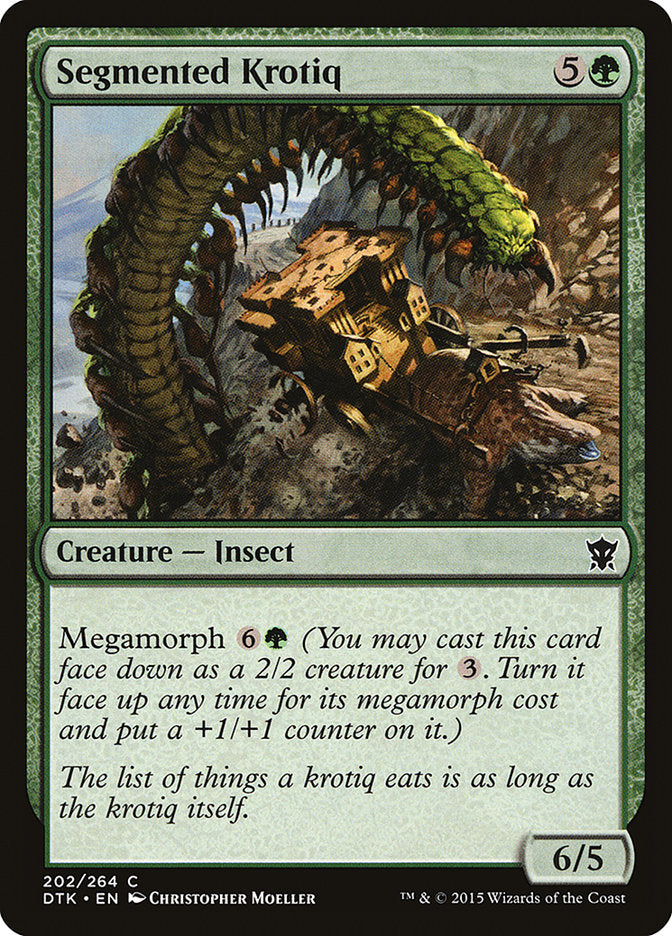 Segmented Krotiq [Dragons of Tarkir] | Galaxy Games LLC