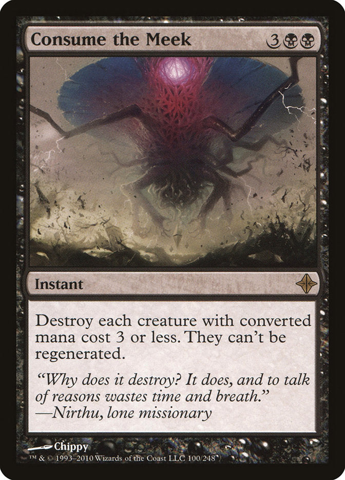 Consume the Meek [Rise of the Eldrazi] | Galaxy Games LLC