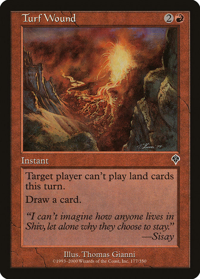 Turf Wound [Invasion] | Galaxy Games LLC