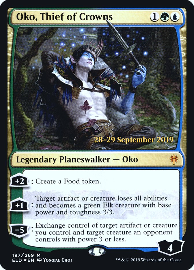 Oko, Thief of Crowns [Throne of Eldraine Prerelease Promos] | Galaxy Games LLC