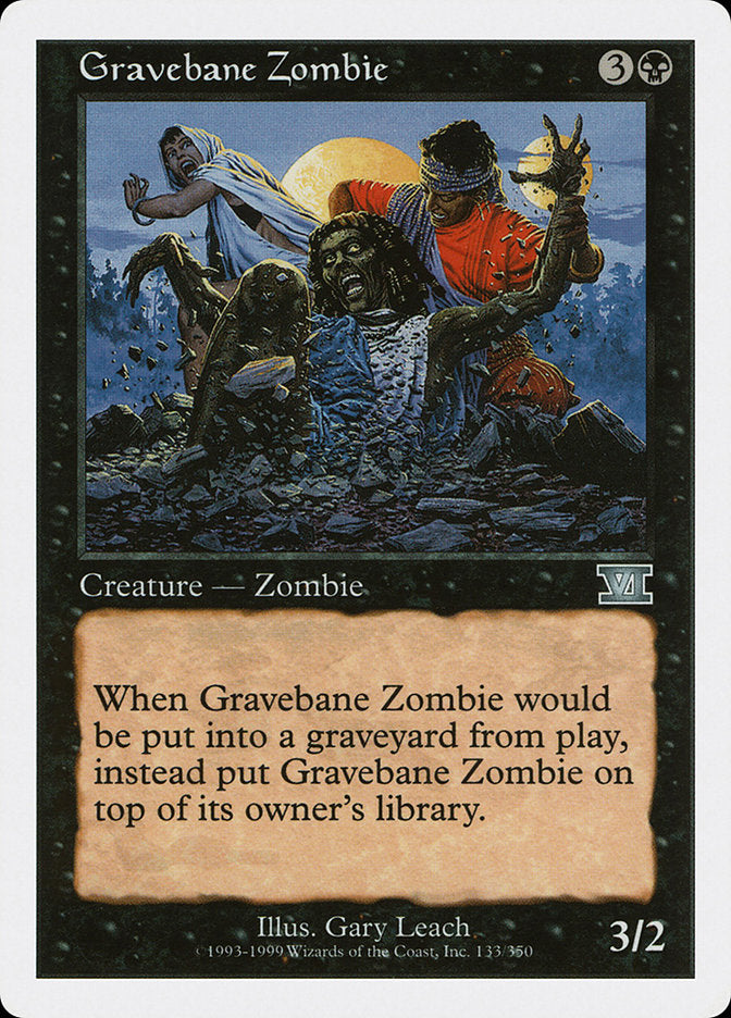 Gravebane Zombie [Classic Sixth Edition] | Galaxy Games LLC