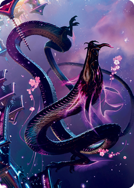 Junji, the Midnight Sky 1 Art Card [Kamigawa: Neon Dynasty Art Series] | Galaxy Games LLC