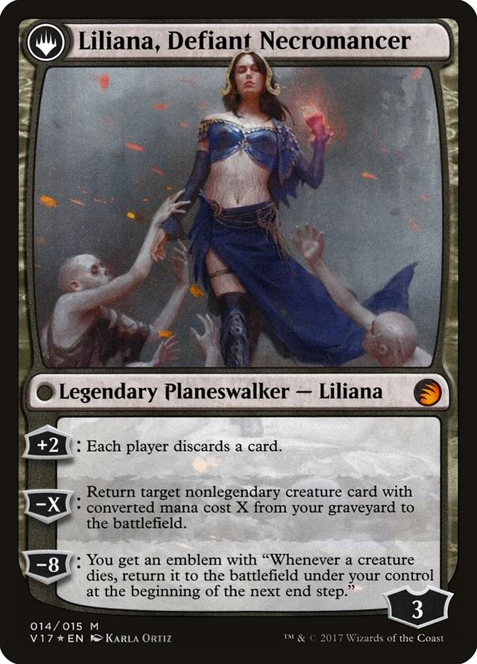 Liliana, Heretical Healer // Liliana, Defiant Necromancer [From the Vault: Transform] | Galaxy Games LLC