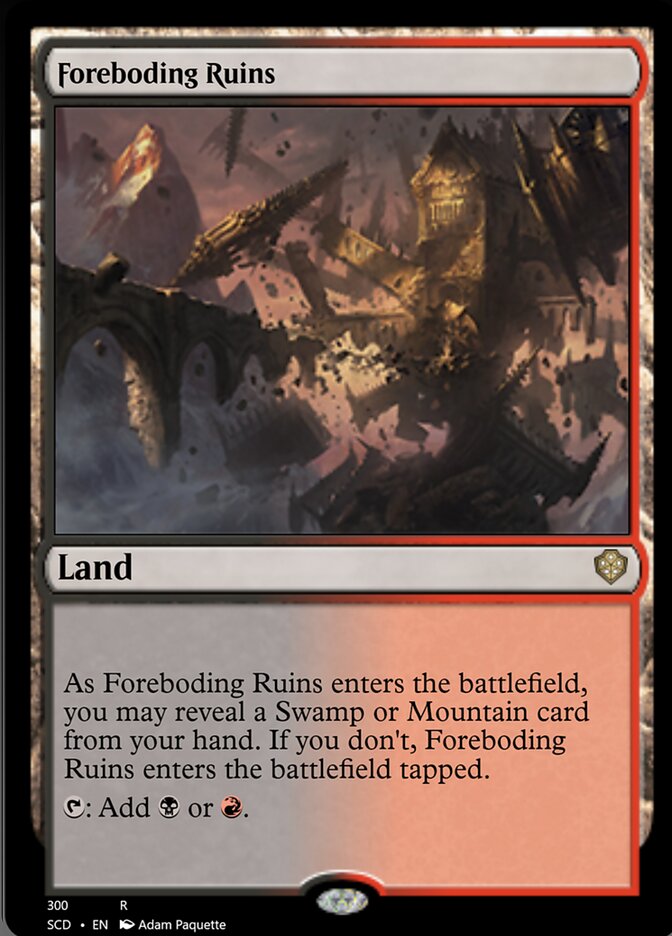Foreboding Ruins [Starter Commander Decks] | Galaxy Games LLC
