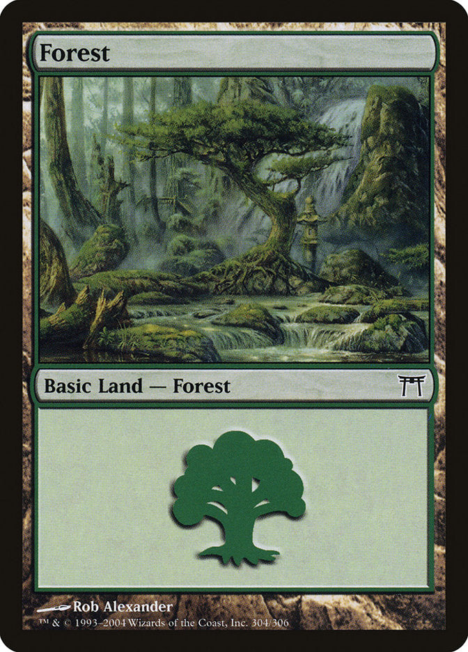 Forest (304) [Champions of Kamigawa] | Galaxy Games LLC