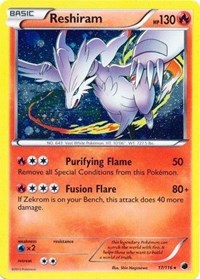 Reshiram (17/116) (Cosmos Holo) [Black & White: Plasma Freeze] | Galaxy Games LLC