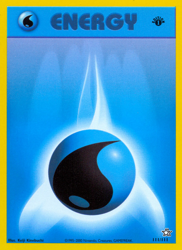 Water Energy (111/111) [Neo Genesis 1st Edition] | Galaxy Games LLC