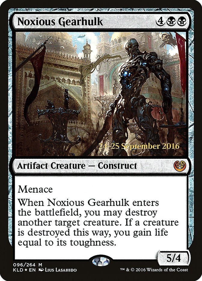 Noxious Gearhulk [Kaladesh Prerelease Promos] | Galaxy Games LLC