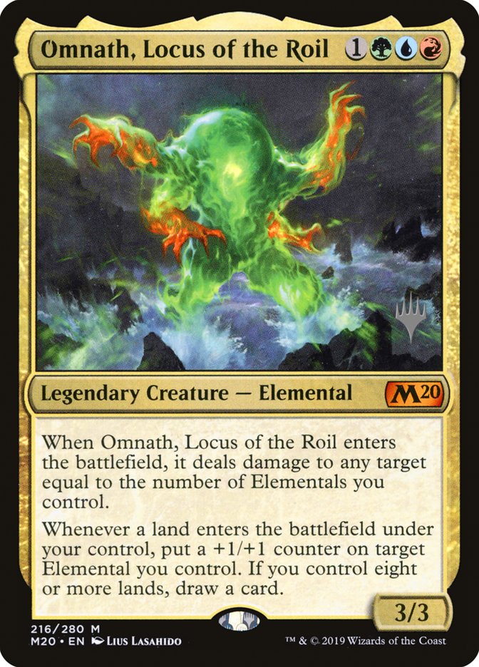 Omnath, Locus of the Roil (Promo Pack) [Core Set 2020 Promos] | Galaxy Games LLC