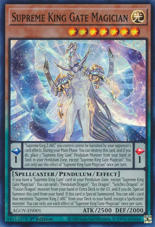 Supreme King Gate Magician [AGOV-EN001] Super Rare | Galaxy Games LLC