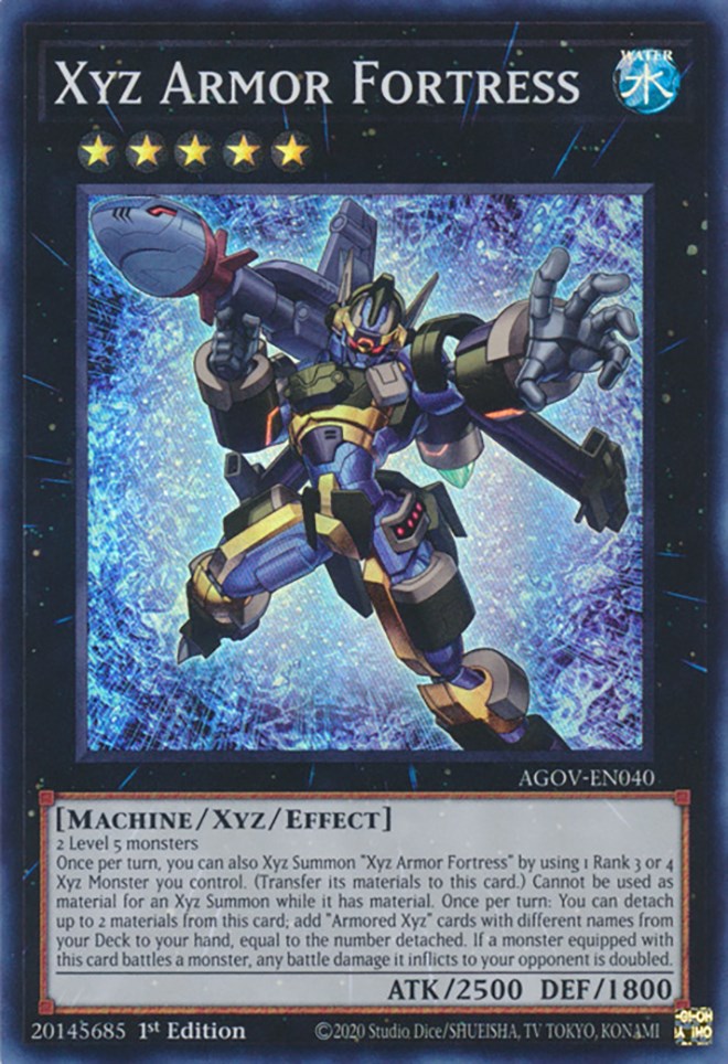 Xyz Armor Fortress [AGOV-EN040] Super Rare | Galaxy Games LLC