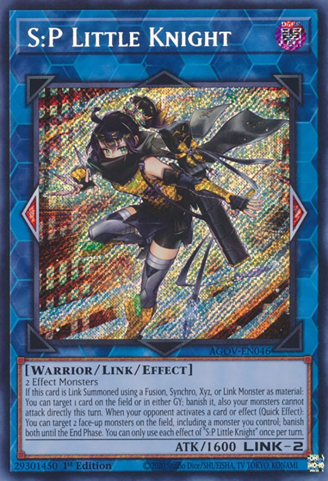 S:P Little Knight [AGOV-EN046] Secret Rare | Galaxy Games LLC